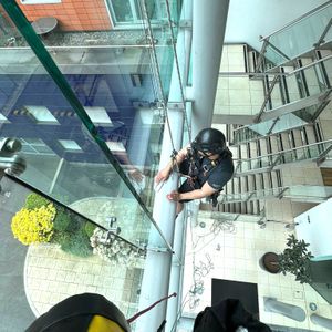 Atrium window cleaning The Perspective Building 4