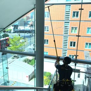 Atrium window cleaning The Perspective Building18